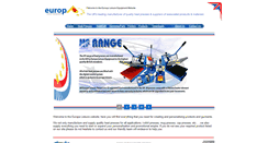 Desktop Screenshot of europa-leisure.com
